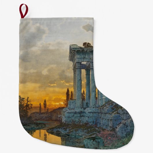 Uitzicht van Zuid-Italië met Romeinse oudheid Grote Kerstsok (Voorkant)