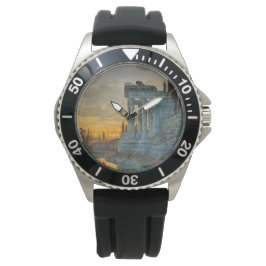 Uitzicht van Zuid-Italië met Romeinse oudheid Horloge