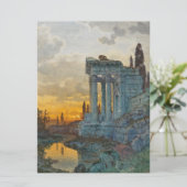 Uitzicht van Zuid-Italië met Romeinse oudheid Kaart (Staand voorkant)