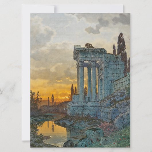 Uitzicht van Zuid-Italië met Romeinse oudheid Kaart (Voorkant)