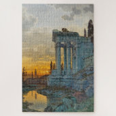 Uitzicht van Zuid-Italië met Romeinse oudheid Legpuzzel (Verticaal)