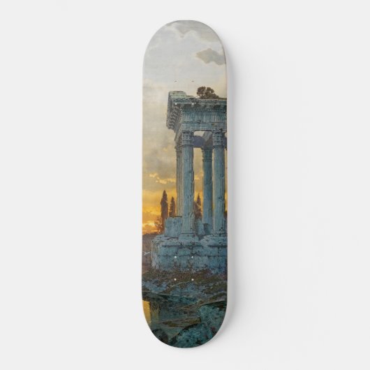 Uitzicht van Zuid-Italië met Romeinse oudheid Persoonlijk Skateboard (Voorkant)