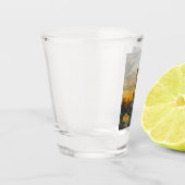 Uitzicht van Zuid-Italië met Romeinse oudheid Shot Glas (Links)