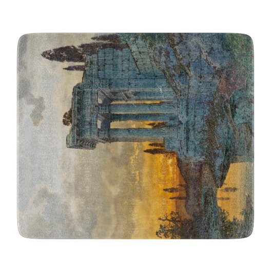 Uitzicht van Zuid-Italië met Romeinse oudheid Snijplank (Voorkant)