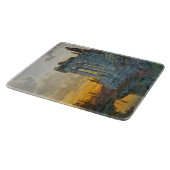 Uitzicht van Zuid-Italië met Romeinse oudheid Snijplank (Hoek)