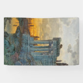 Uitzicht van Zuid-Italië met Romeinse oudheid Spandoek (Horizontaal)