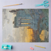 Uitzicht van Zuid-Italië met Romeinse oudheid Tissuepapier (Craft)