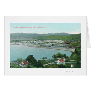 Uitzicht van zwavelbanken QuickSilver Mine