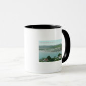 Uitzicht van zwavelbanken QuickSilver Mine Mok (Voorkant rechts)