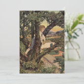Uitzicht vanaf bomen door Jessie Willcox Smith Ver Kaart (Staand voorkant)