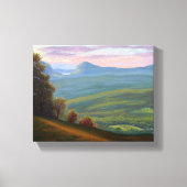 Uitzicht vanaf Burke Mountain Vermont Canvas Afdruk (Voorkant)