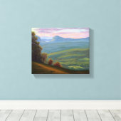 Uitzicht vanaf Burke Mountain Vermont Canvas Afdruk (Insitu (Houten vloer))