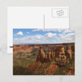 Uitzicht vanaf Canyon Rim Trail bij Colorado Monum Briefkaart (Voorkant / Achterkant)