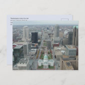 Uitzicht vanaf de bovenkant van de Arch van de Gat Briefkaart (Voorkant / Achterkant)