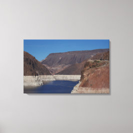 Uitzicht vanaf de Hooverdam 2016 Canvas Afdruk