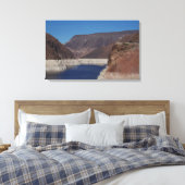Uitzicht vanaf de Hooverdam 2016 Canvas Afdruk (Insitu (Slaapkamer))