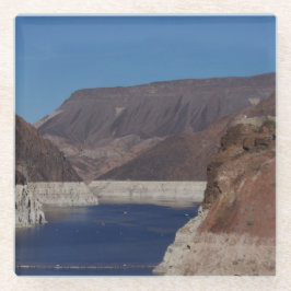 Uitzicht vanaf de Hooverdam 2016 Glazen Onderzetter