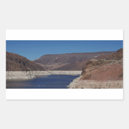 Uitzicht vanaf de Hooverdam 2016 Rechthoekige Sticker