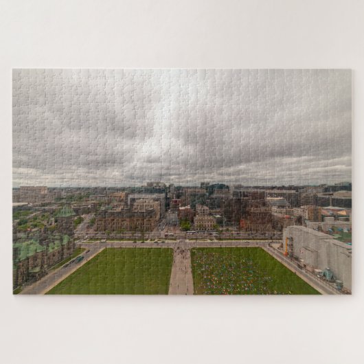 Uitzicht vanaf de Parliament tower, Ottawa, Canada Legpuzzel (Horizontaal)