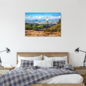 Uitzicht vanaf de top van de bergen canvas afdruk (Insitu (Slaapkamer))