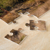 Uitzicht vanaf de top van de bergen legpuzzel (Zijkant)