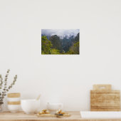 Uitzicht vanaf de trein naar Machu Picchu, Peru Poster (Keuken)