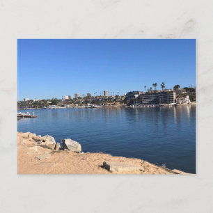 Uitzicht vanaf de Wedge, Newport Beach, Californië Briefkaart