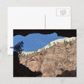 Uitzicht vanaf Devil's Staircase in Zion National Briefkaart (Voorkant / Achterkant)