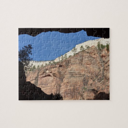 Uitzicht vanaf Devil's Staircase in Zion National Legpuzzel (Horizontaal)