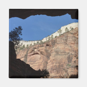 Uitzicht vanaf Devil's Staircase in Zion National Magneet