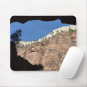 Uitzicht vanaf Devil's Staircase in Zion National  Muismat (Met muis)