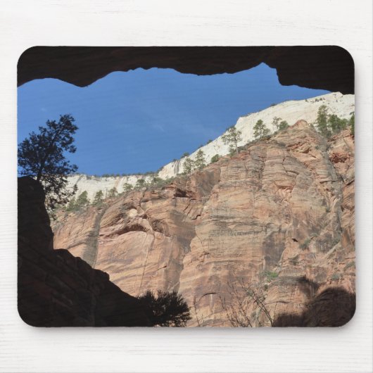 Uitzicht vanaf Devil's Staircase in Zion National  Muismat (Voorkant)