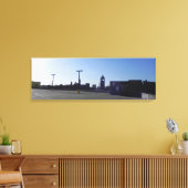 UITZICHT VANAF EEN GARAGE DAK SERIE OMVAT CANVAS AFDRUK (Insitu (Woonkamer))