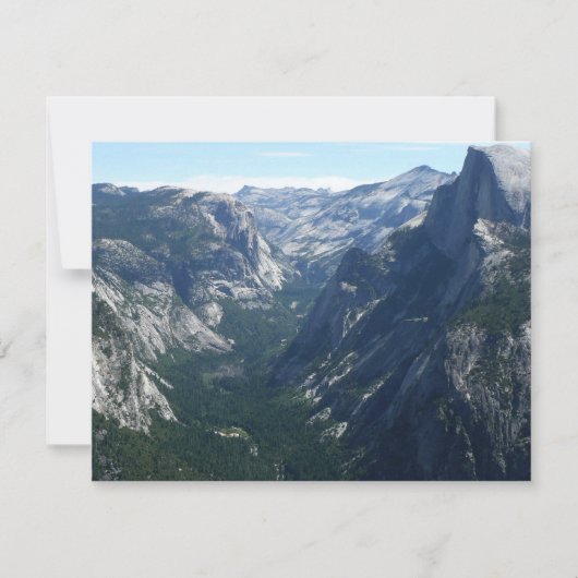 Uitzicht vanaf Glacier Point in Yosemite National  (Voorkant)
