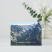 Uitzicht vanaf Glacier Point in Yosemite National  Briefkaart (Staand voorkant)