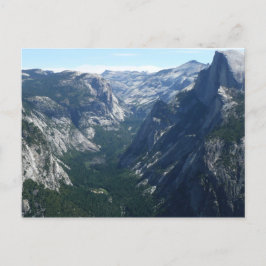 Uitzicht vanaf Glacier Point in Yosemite National  Briefkaart