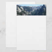 Uitzicht vanaf Glacier Point in Yosemite National Briefpapier (Voorkant / Achterkant)