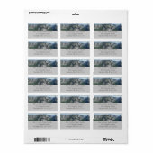 Uitzicht vanaf Glacier Point in Yosemite National Etiket (Full Sheet)