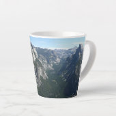 Uitzicht vanaf Glacier Point in Yosemite National Latte Mok (Rechterhoek)