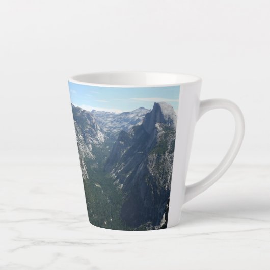 Uitzicht vanaf Glacier Point in Yosemite National Latte Mok (Rechts)