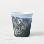 Uitzicht vanaf Glacier Point in Yosemite National Latte Mok (Voorkant)