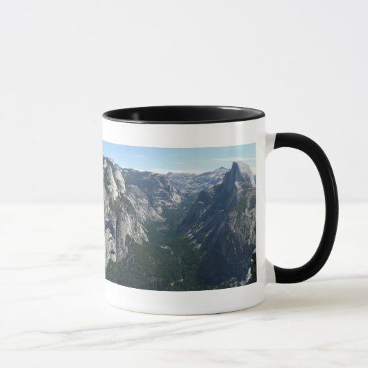 Uitzicht vanaf Glacier Point in Yosemite National Mok (Rechts)
