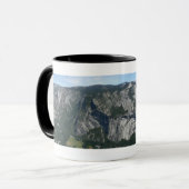 Uitzicht vanaf Glacier Point in Yosemite National Mok (Voorkant links)