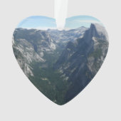 Uitzicht vanaf Glacier Point in Yosemite National Ornament (achterkant)