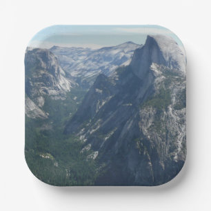 Uitzicht vanaf Glacier Point in Yosemite National  Papieren Bordje