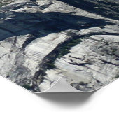 Uitzicht vanaf Glacier Point in Yosemite National Poster (Hoek)