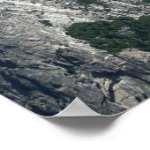 Uitzicht vanaf Glacier Point in Yosemite National Poster (Hoek)