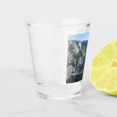 Uitzicht vanaf Glacier Point in Yosemite National Shot Glas (Links)