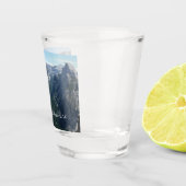 Uitzicht vanaf Glacier Point in Yosemite National Shot Glas (Rechts)