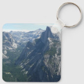 Uitzicht vanaf Glacier Point in Yosemite National Sleutelhanger (Achterkant)